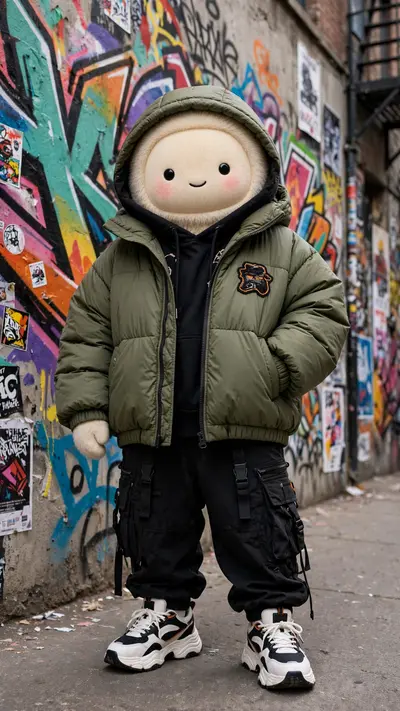 Reference my uploaded photo for my exact face, skin tone, and features. Nothing about my identity should change. Style me in trendy streetwear