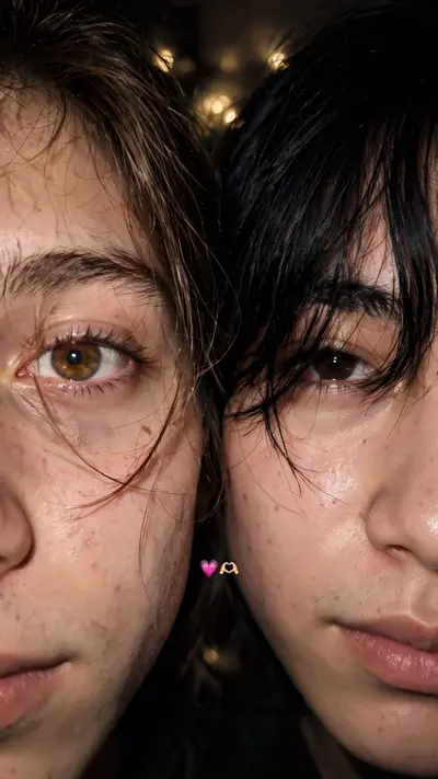 Reference images with strict identity preservation. Keep every facial feature identical, including face shape, eyes, eyebrows, nose, lips, skin tone