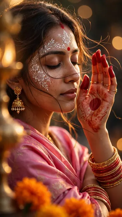 Use the attached image/s of the model as facial reference and physical features, keeping her real face. A graceful close-up portrait of her captured