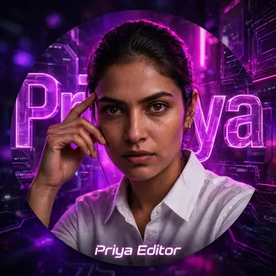 Use the provided photo to create a circular profile picture. Strictly preserve the original face — do not modify facial features, skin texture, eyes