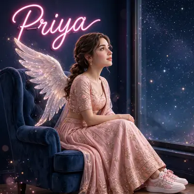 Create a mesmerizing 3D profile picture showcasing a young woman (around 23 years old) with a captivating presence. Dressed in a stylish lehenga