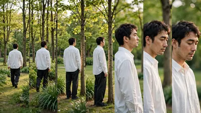 Use the uploaded clear person photo as the ONLY, PRIMARY and ABSOLUTE identity reference. Create ONE continuous premium ultra-realistic horizontal