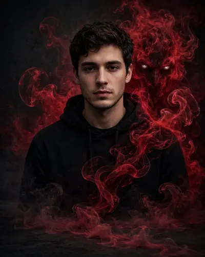 A hyper-realistic cinematic portrait of the exact same person with absolutely no alterations to facial structure, expression, hairstyle, pose