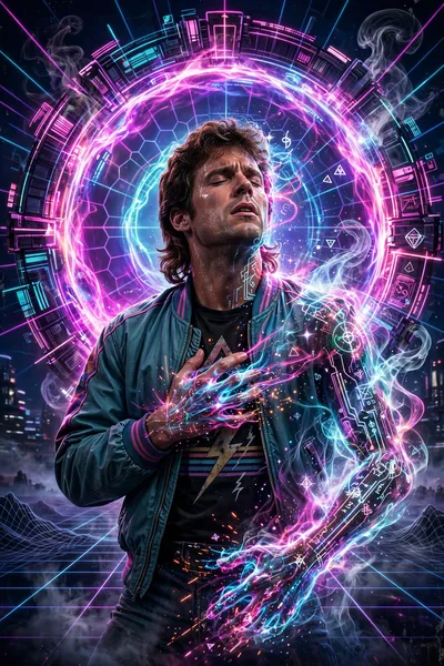 Transform the person in the reference photo into a canonical Stranger Things character while keeping 100% of their real facial features, skin tone