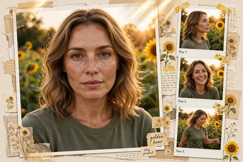Use the uploaded image as the ONLY facial identity reference. STRICT IDENTITY RULE: - Face must remain 100% identical to the uploaded image - No