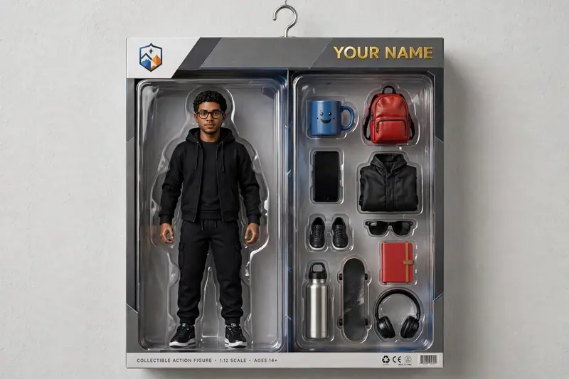 FINAL IMAGE GENERATION PROMPT 1st -Create a hyper-realistic, front-facing toy box mockup using the uploaded full-body character image on the left