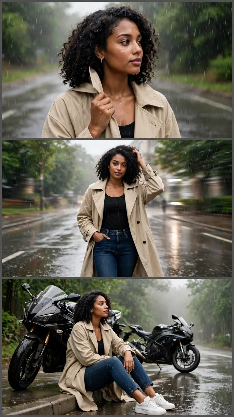 Ratio 9:16. Use the person from the reference photo as the main subject. Keep her exact face, hairstyle, skin tone, expression, and realism unchanged