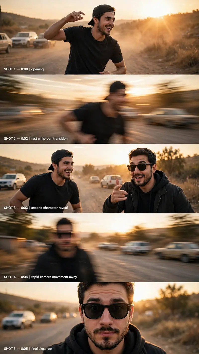 Use the uploaded reference video as the PRIMARY visual and motion reference. Recreate the video as closely as possible to the reference video