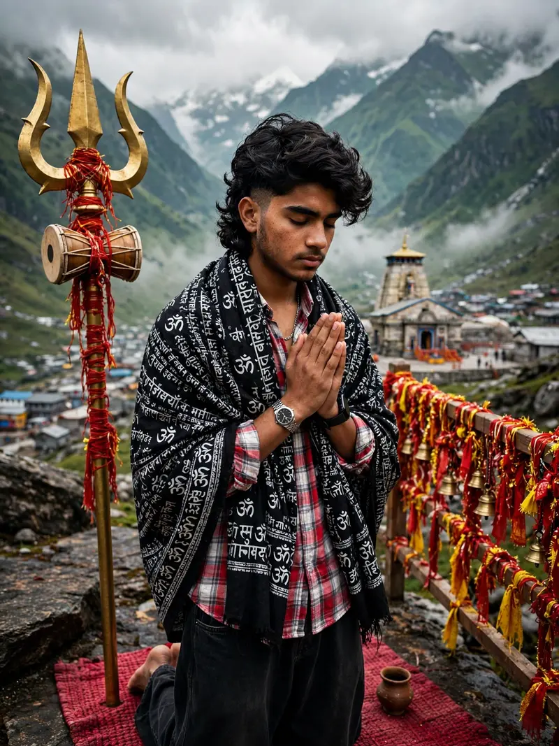 HYPER-REALISTIC CINEMATIC PORTRAIT OF A FASHIONABLE YOUNG INDIAN MALE [REPLICATE EXACT FACIAL FEATURES FROM THE REFERENCE PHOTO, FACE MUST BE A