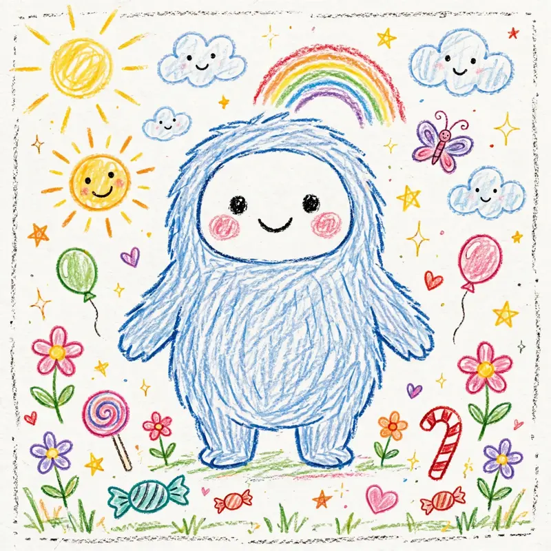 Edit the provided image and reimagine the entire scene as a crayon-style drawing. Simplify the details and make it look like it was drawn by a